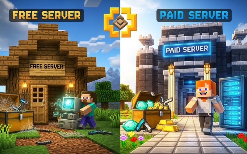 Free vs Paid Minecraft Server Hosting: True Cost Comparison 2025