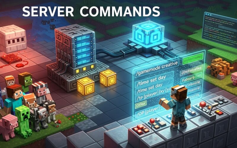 Minecraft Server Commands Guide: Admin & Console Commands