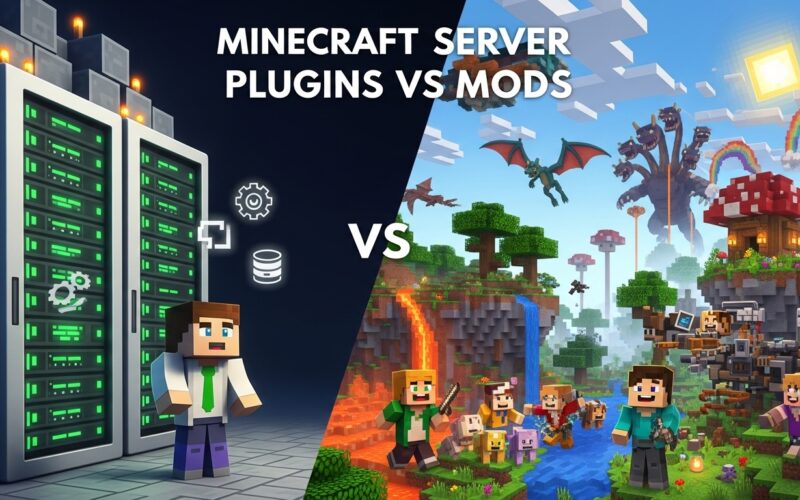 Minecraft Server Plugins vs Mods